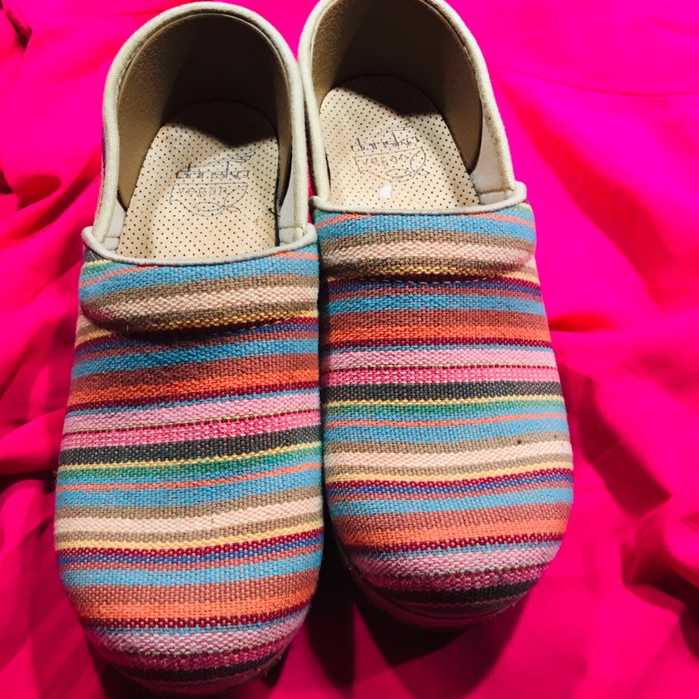 Dansko shoes striped